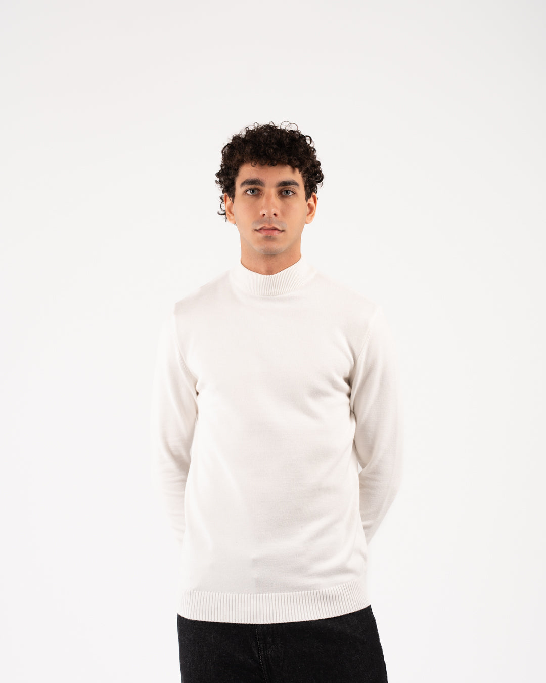 Men Viscose Half Cool Sweater
