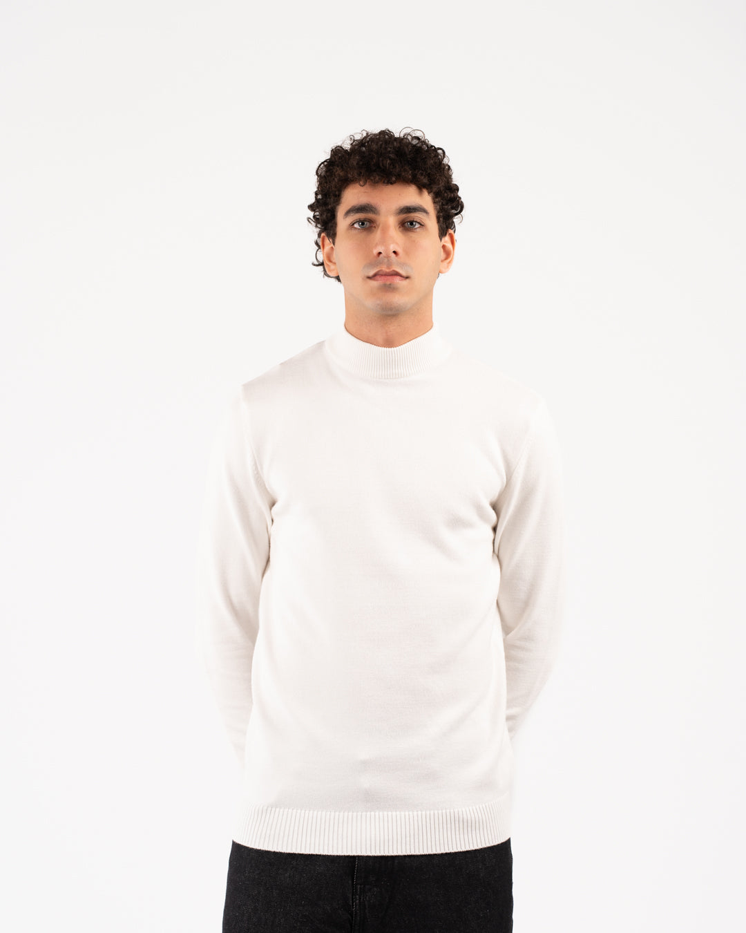 Men Viscose Half Cool Sweater