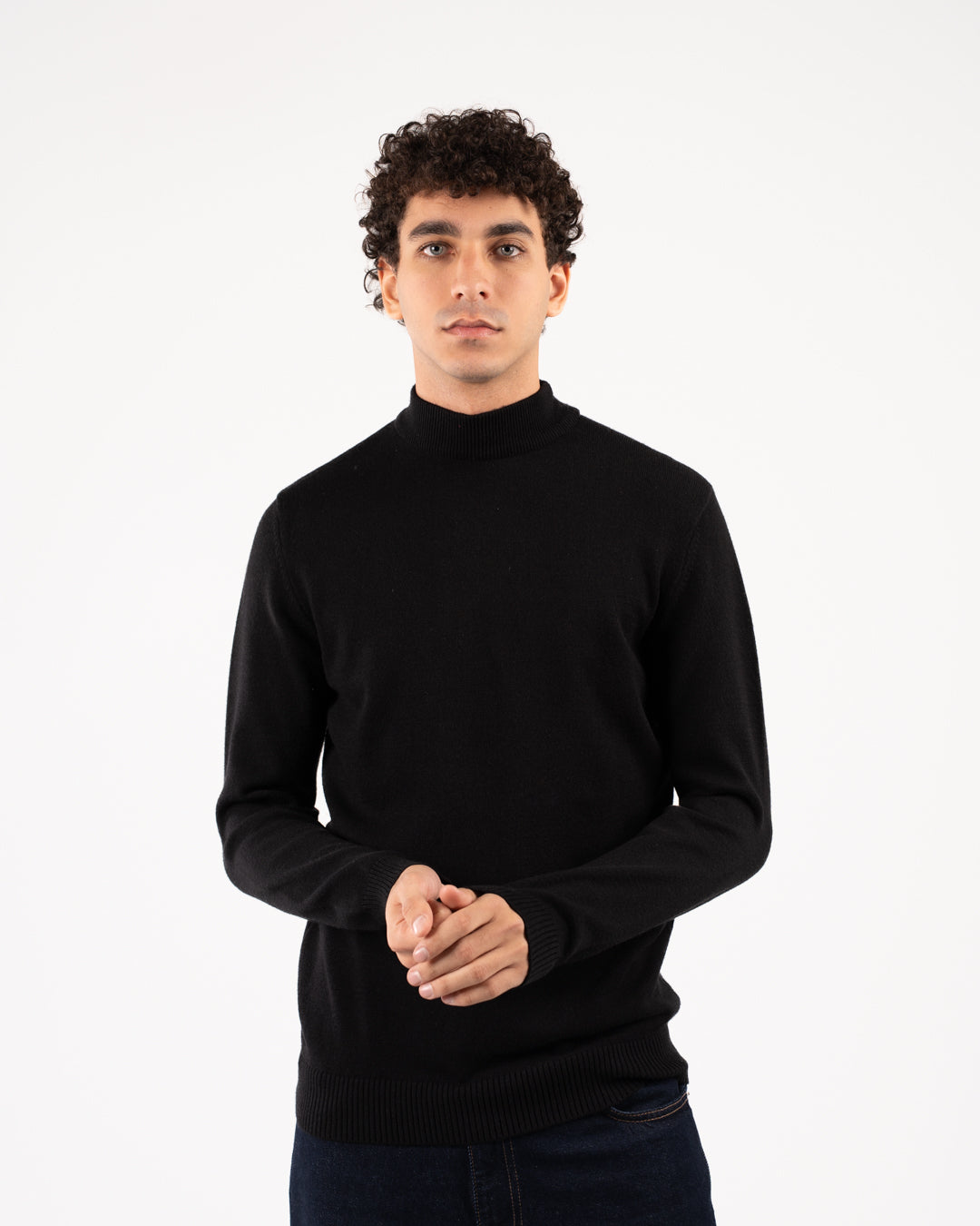 Men Viscose Half Cool Sweater
