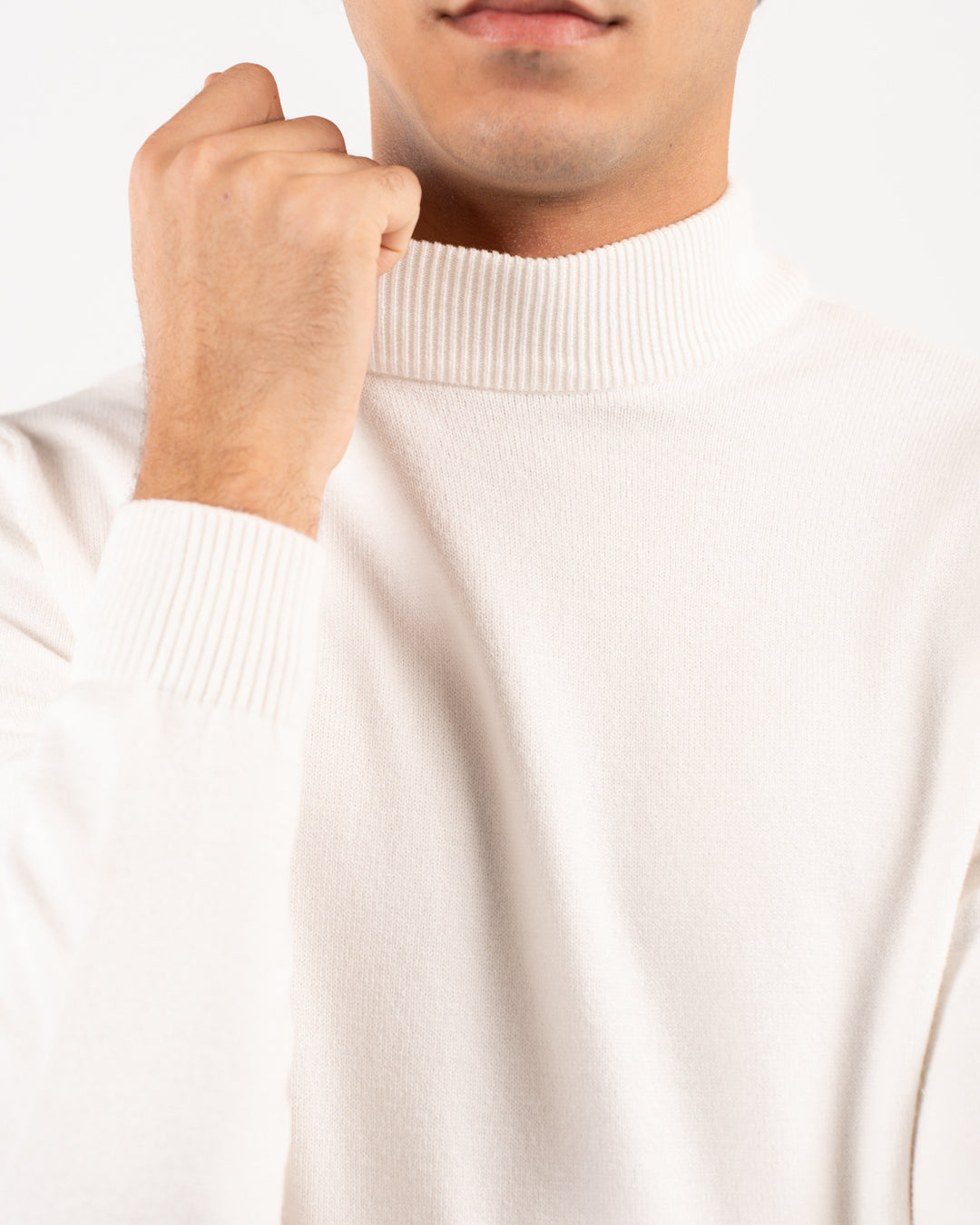 Men Viscose Half Cool Sweater