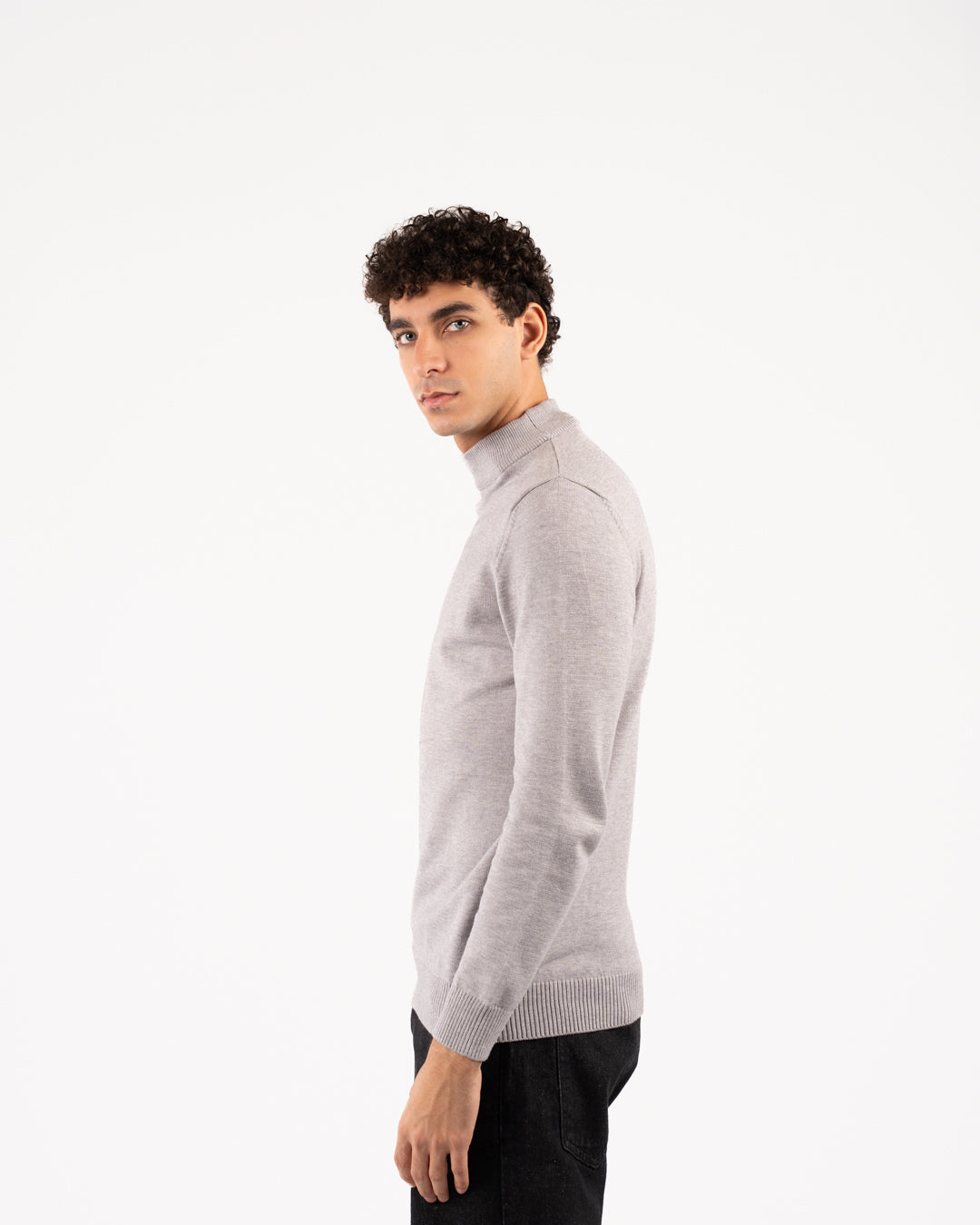Men Viscose Half Cool Sweater