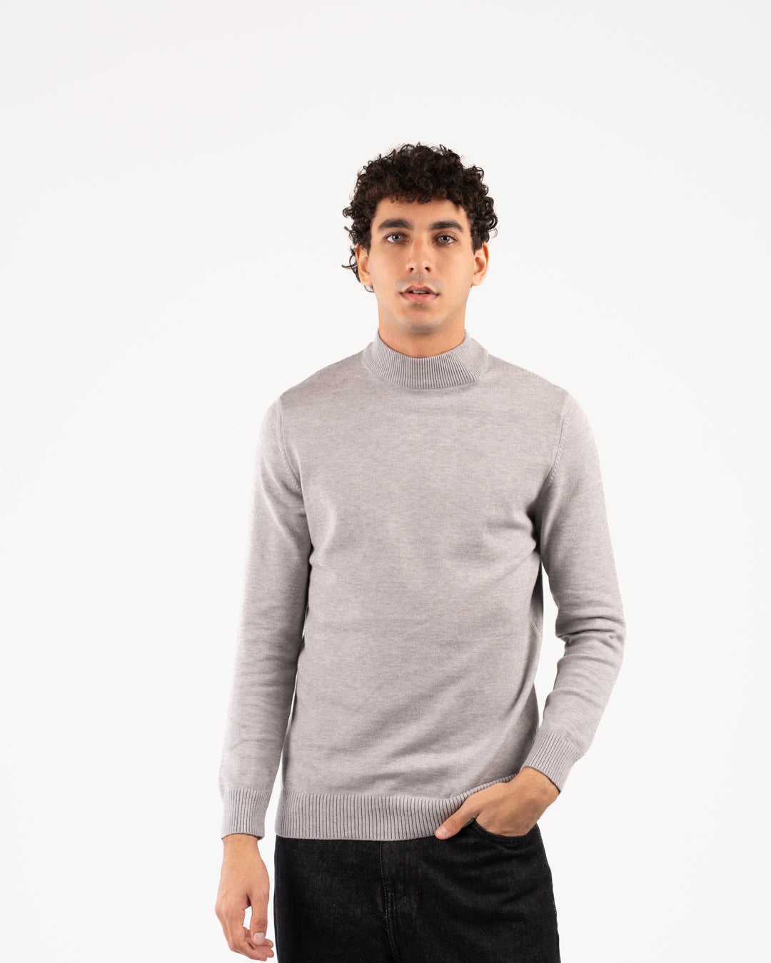 Men Viscose Half Cool Sweater