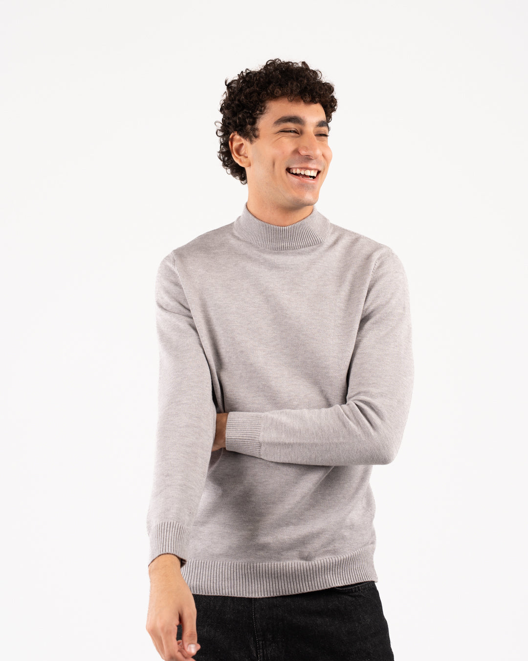 Men Viscose Half Cool Sweater