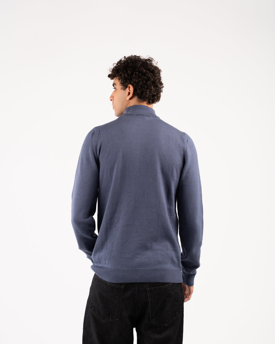 Men Viscose Half Cool Sweater