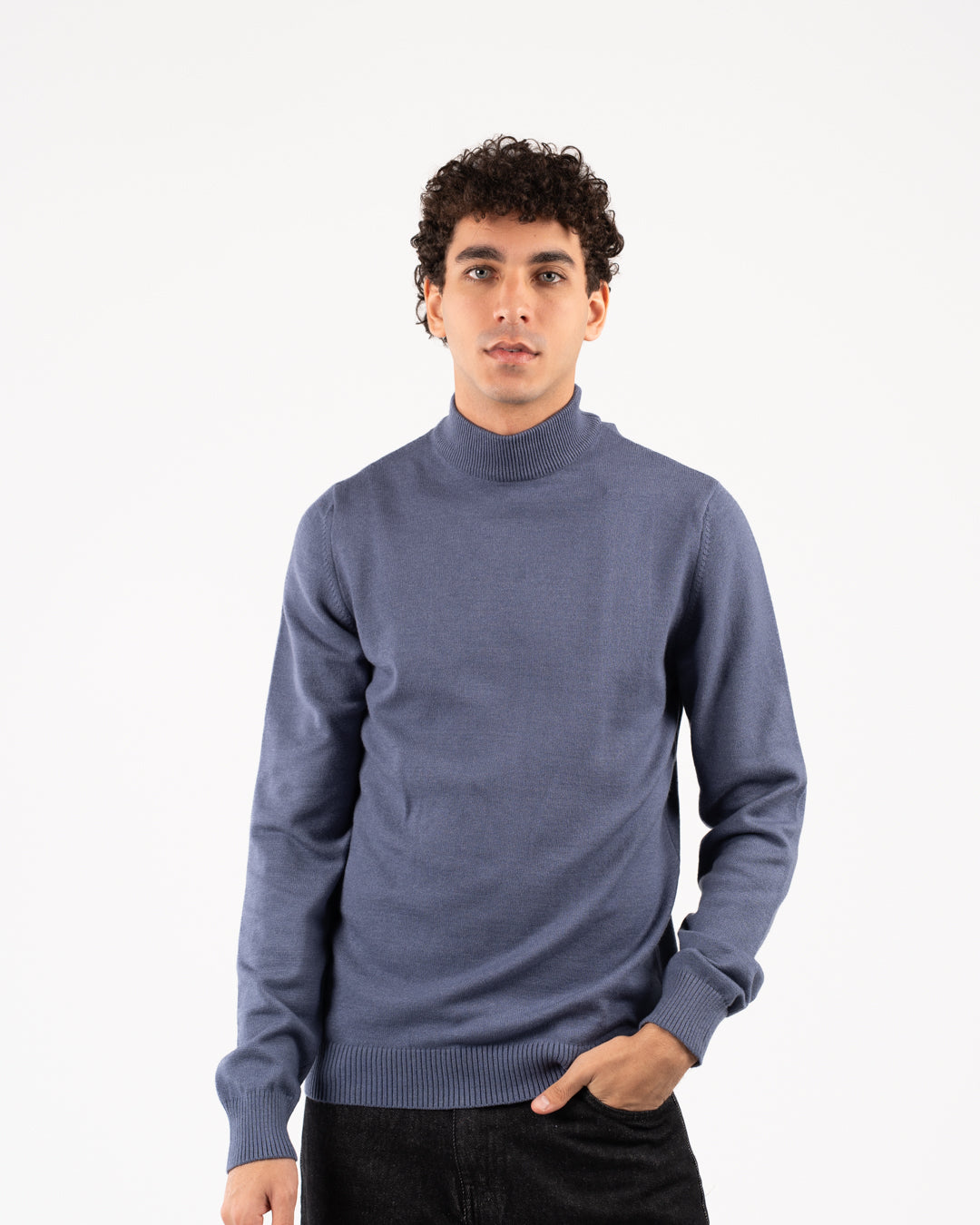 Men Viscose Half Cool Sweater
