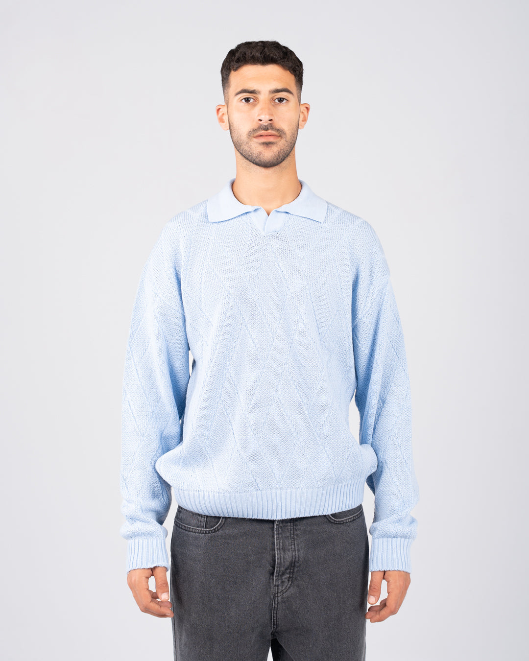 بلوفر بولو سادة للرجال