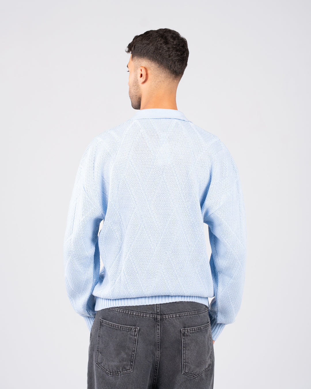 بلوفر بولو سادة للرجال