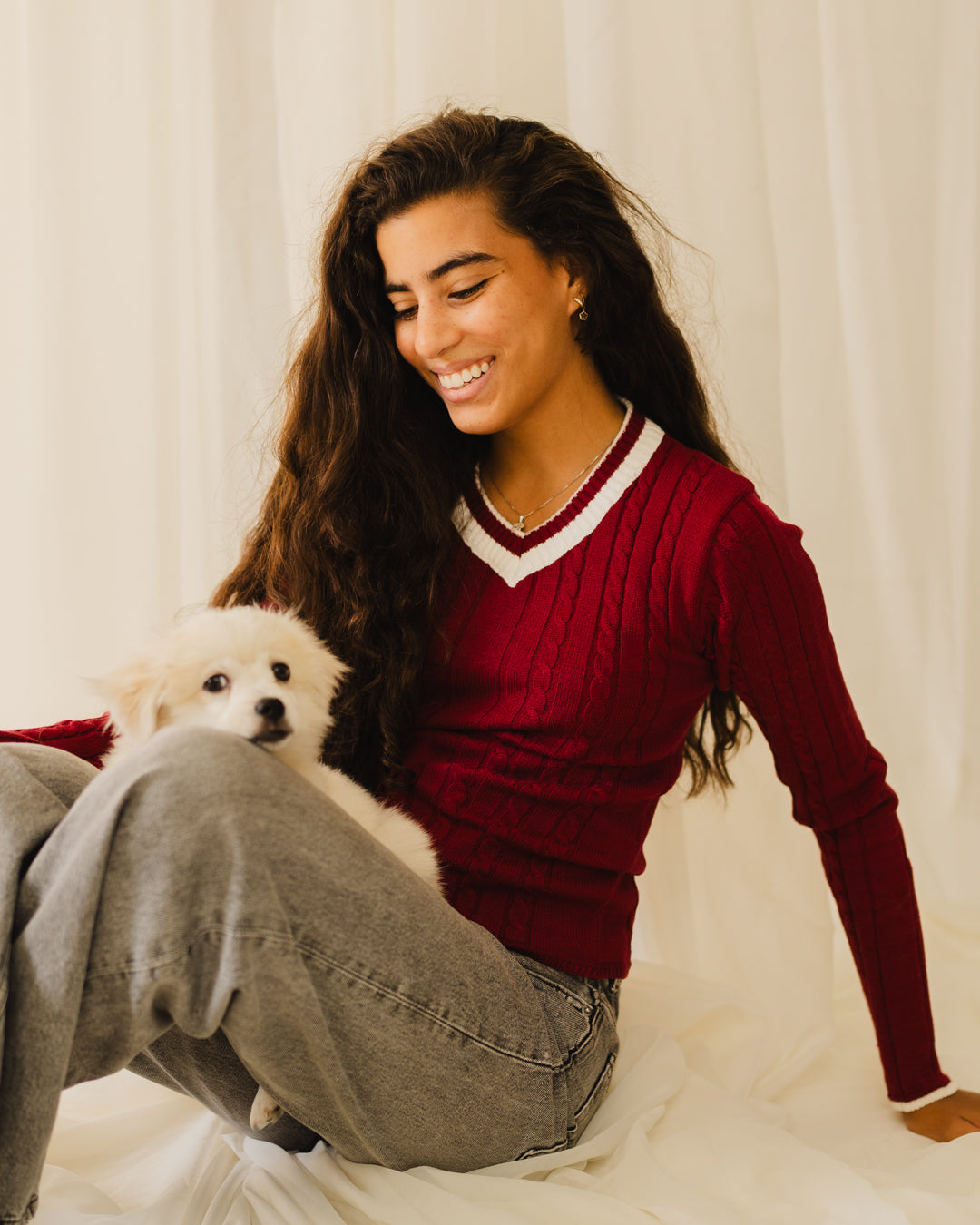 بلوفر نسائي تريكو