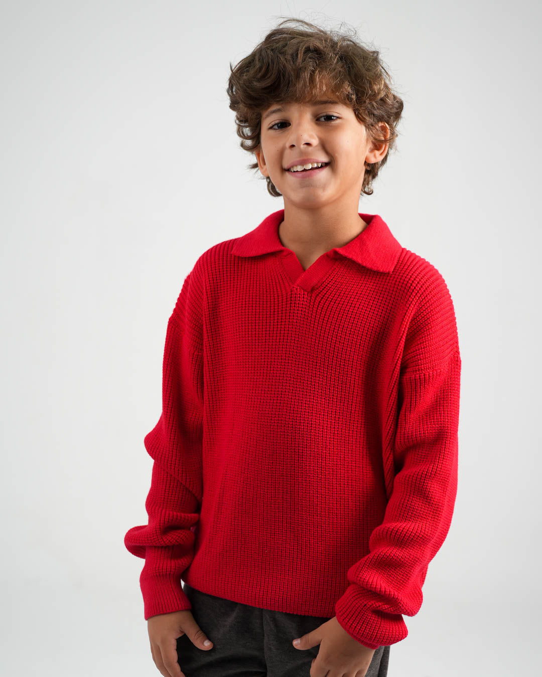 Boys Plain Pullover