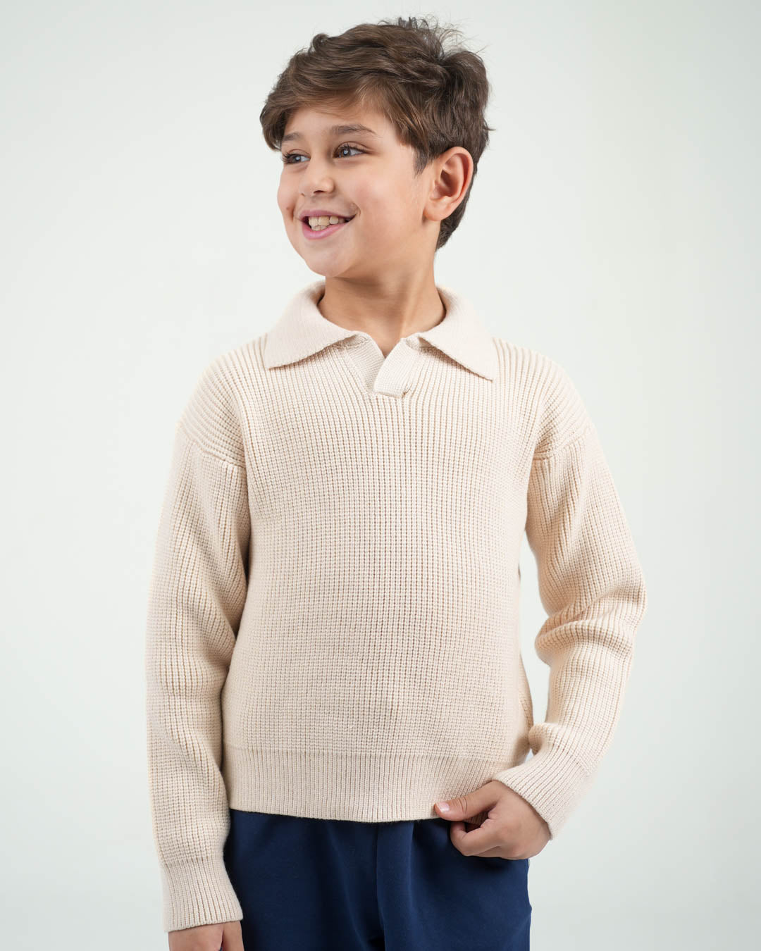 Boys Plain Pullover
