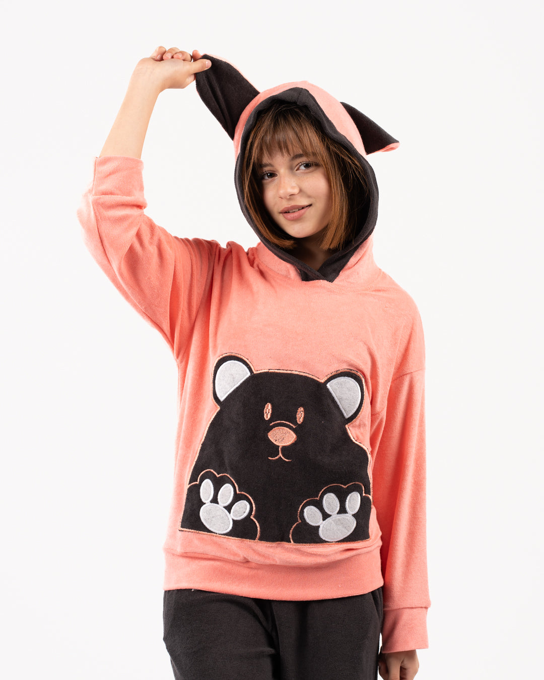 Girls Pajama With Print On The Chest