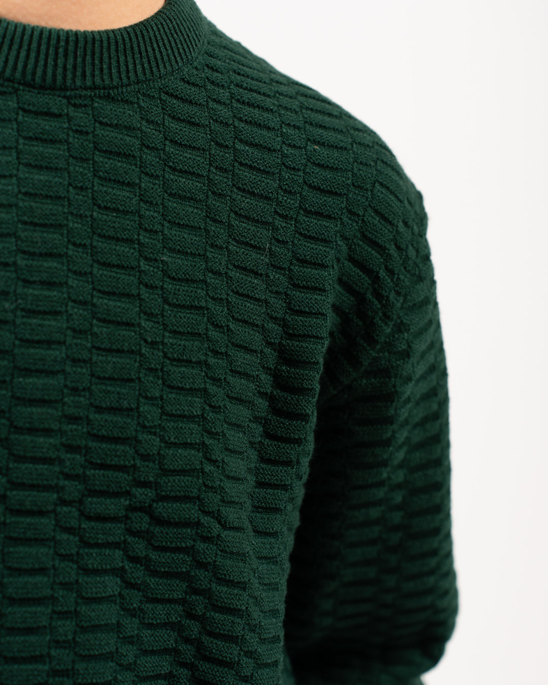 Plain Ribbed Boy Pullover