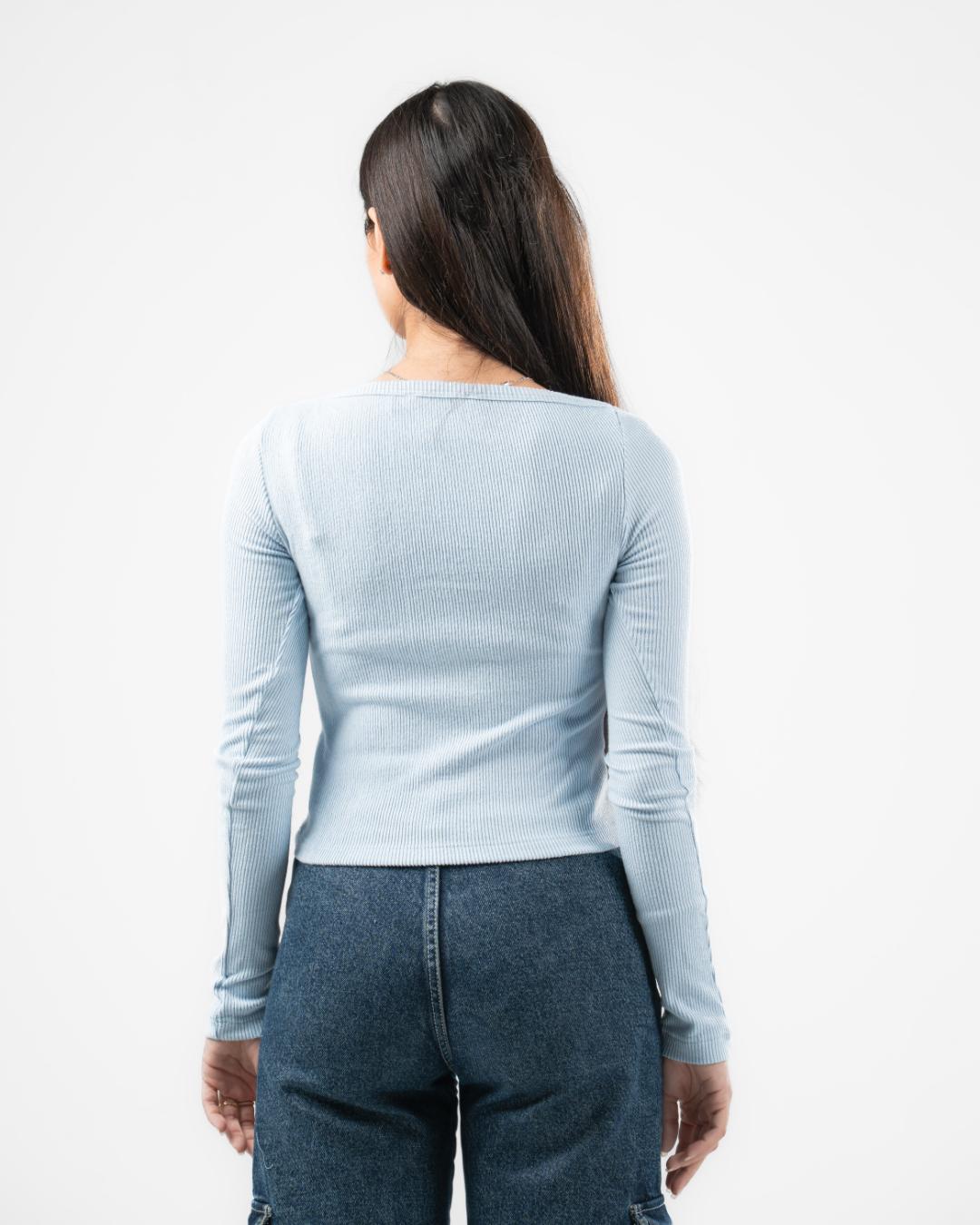 Plain Long Sleeve Top