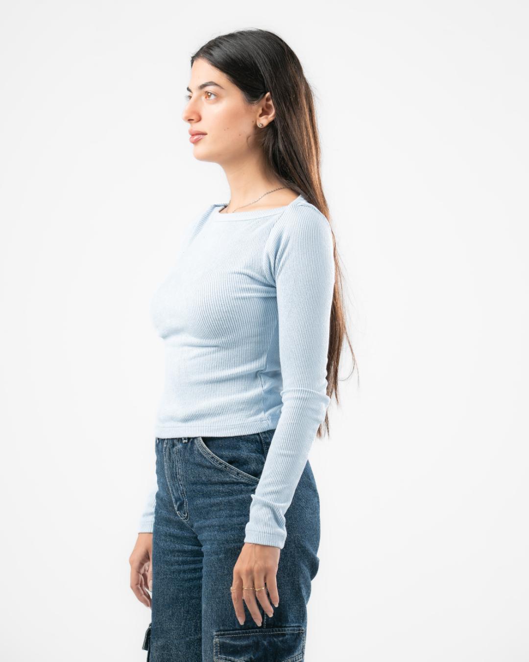 Plain Long Sleeve Top