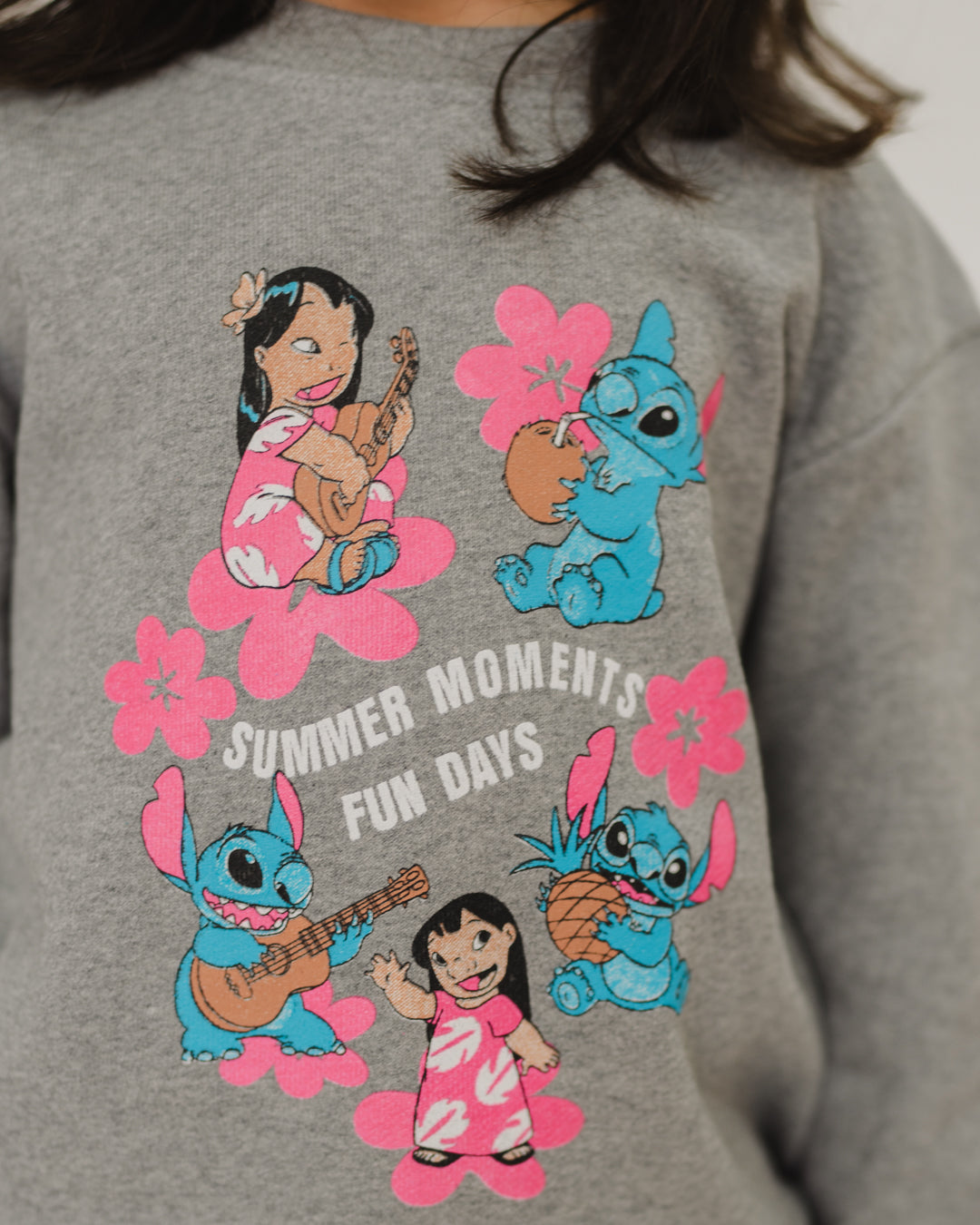 Lilo and Stitch Round Neck SweatShirt