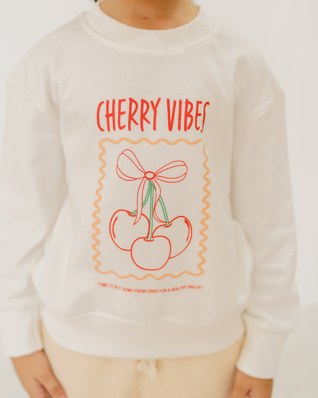 Cherry Round Neck SweatShirt