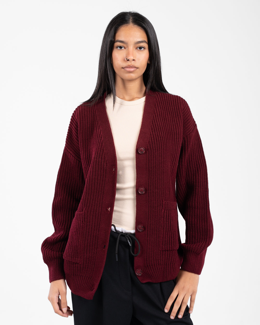 Women Buttoned Pullover