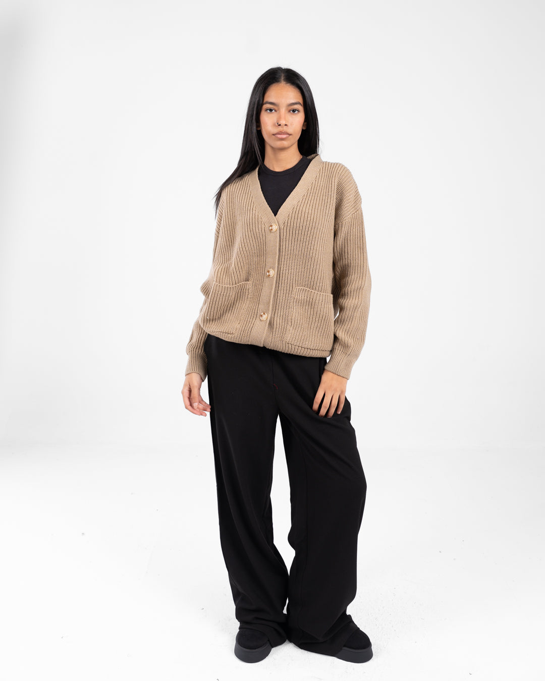 Women Buttoned Pullover