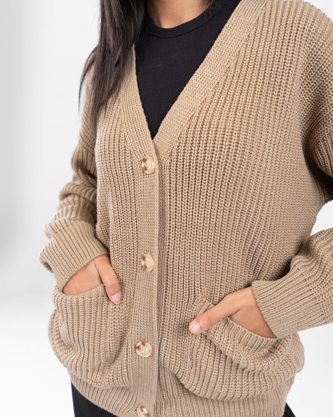 Women Buttoned Pullover