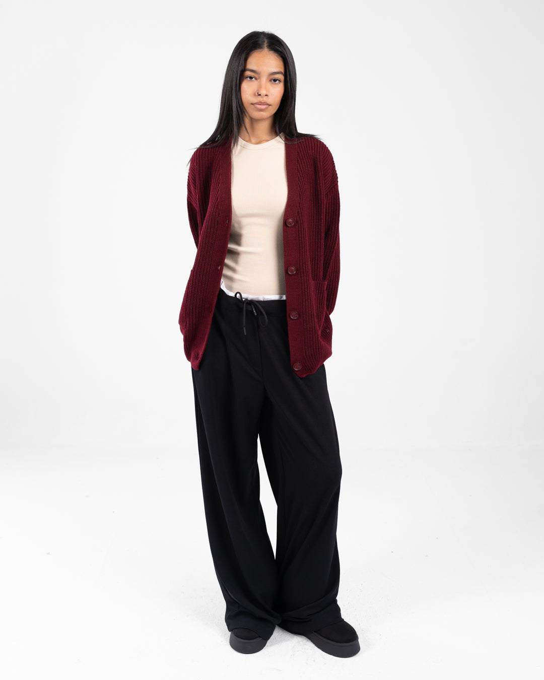 Women Buttoned Pullover