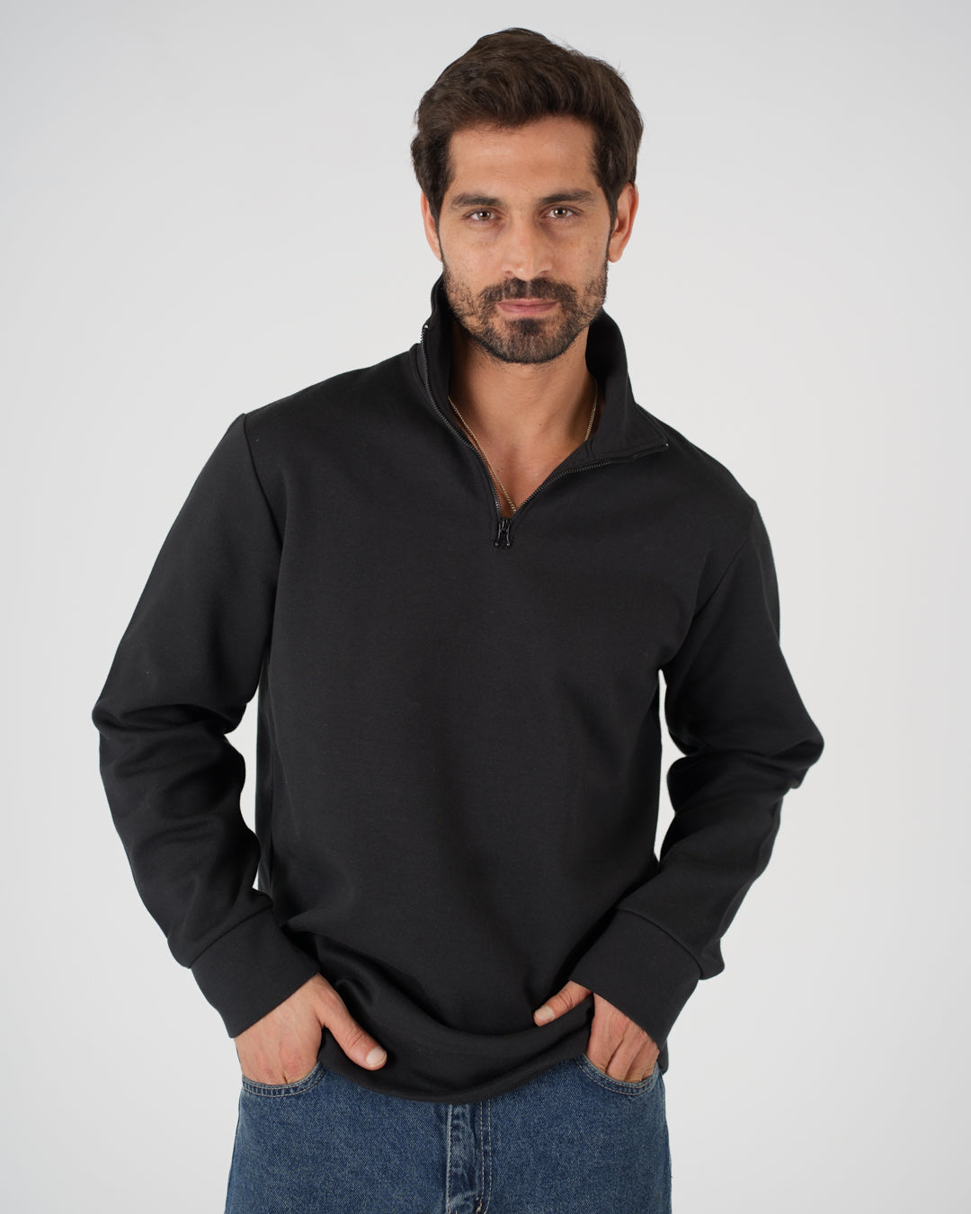 سويت شيرت بسوستة ربع طول