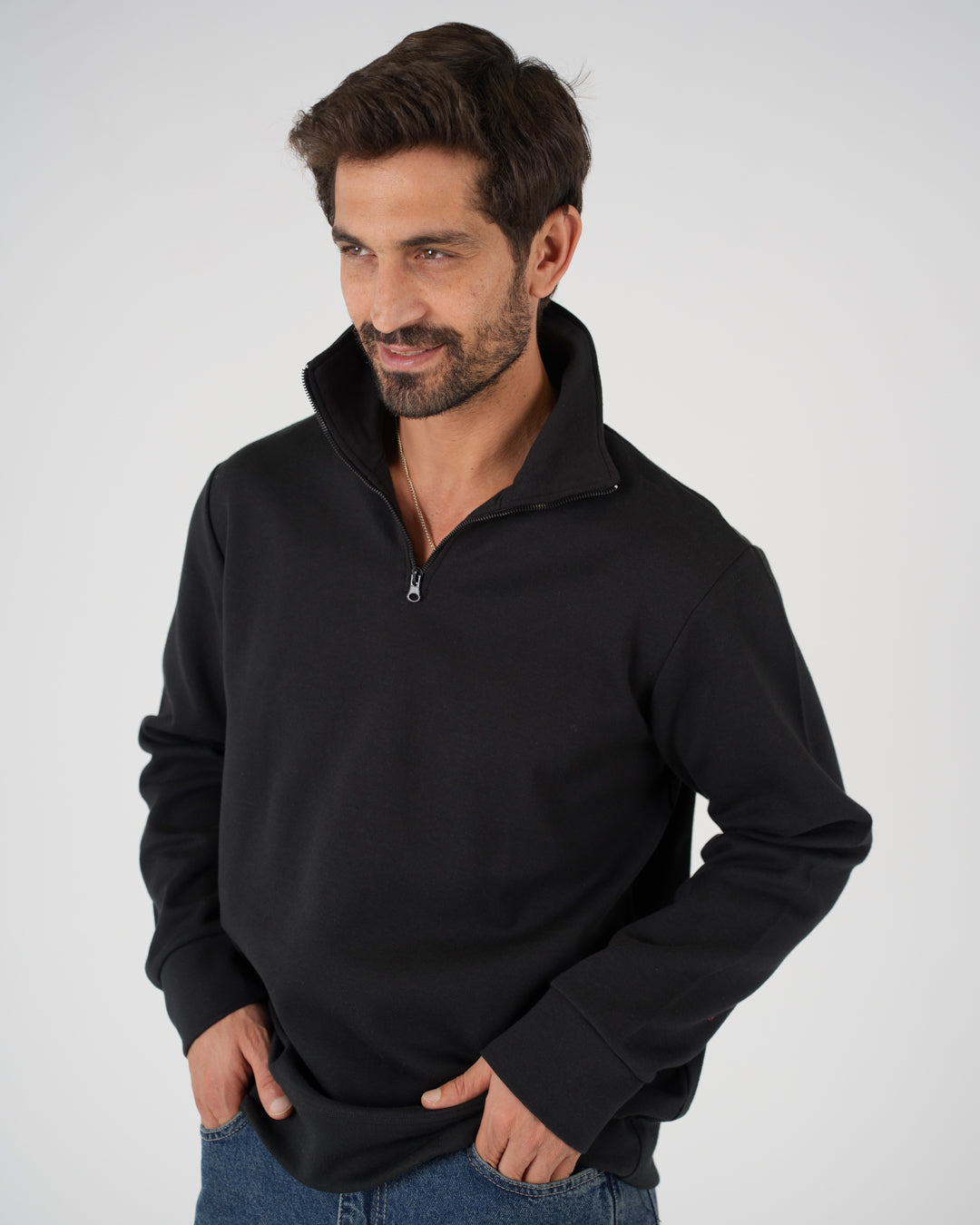 سويت شيرت بسوستة ربع طول