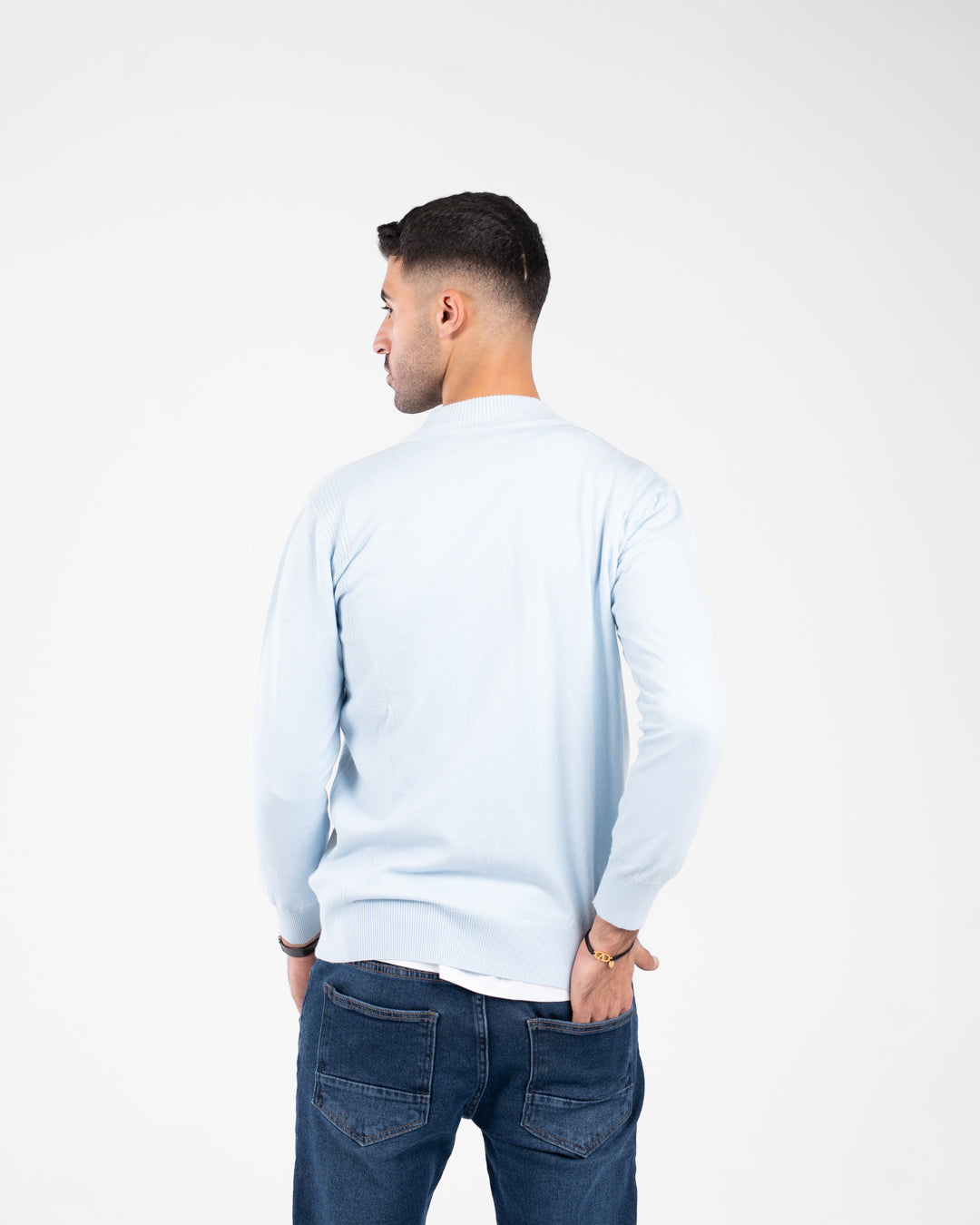 Men Half Zippered Pullover