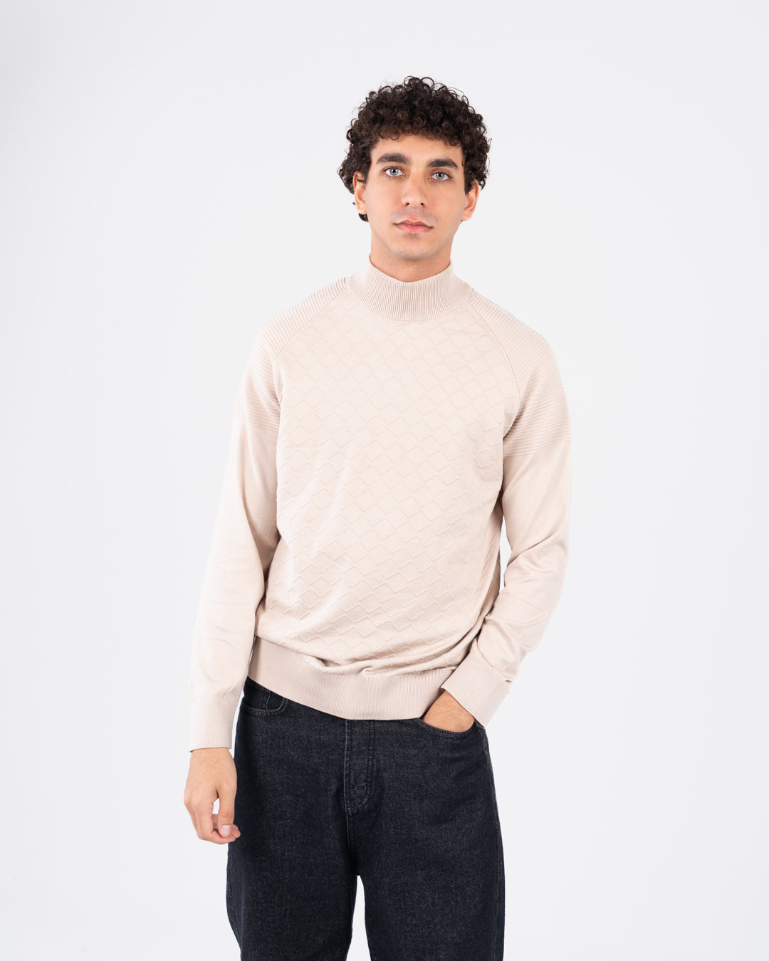 سترة جاكار نصف رجالية