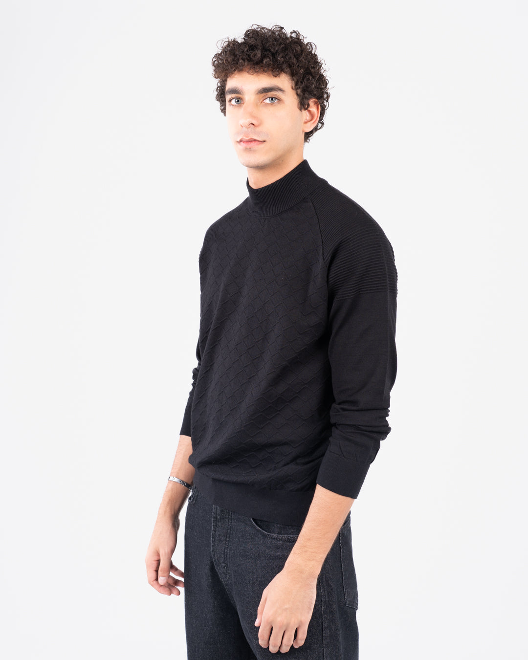 سترة جاكار نصف رجالية