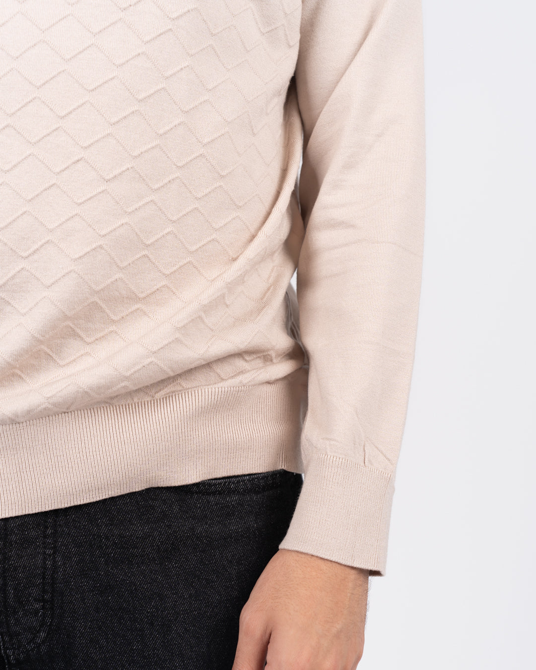 سترة جاكار نصف رجالية