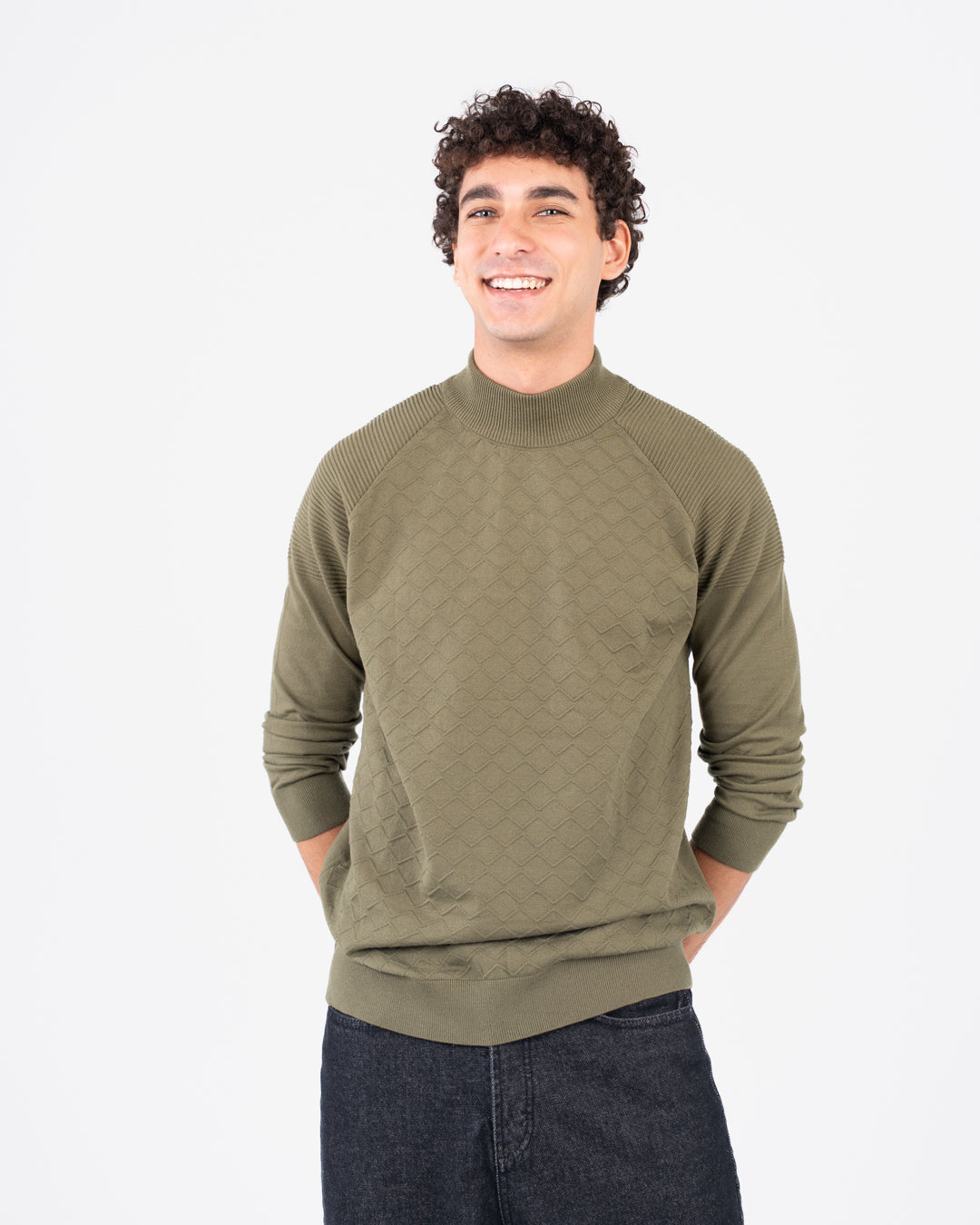 سترة جاكار نصف رجالية