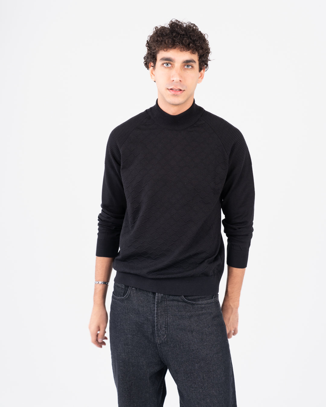 سترة جاكار نصف رجالية