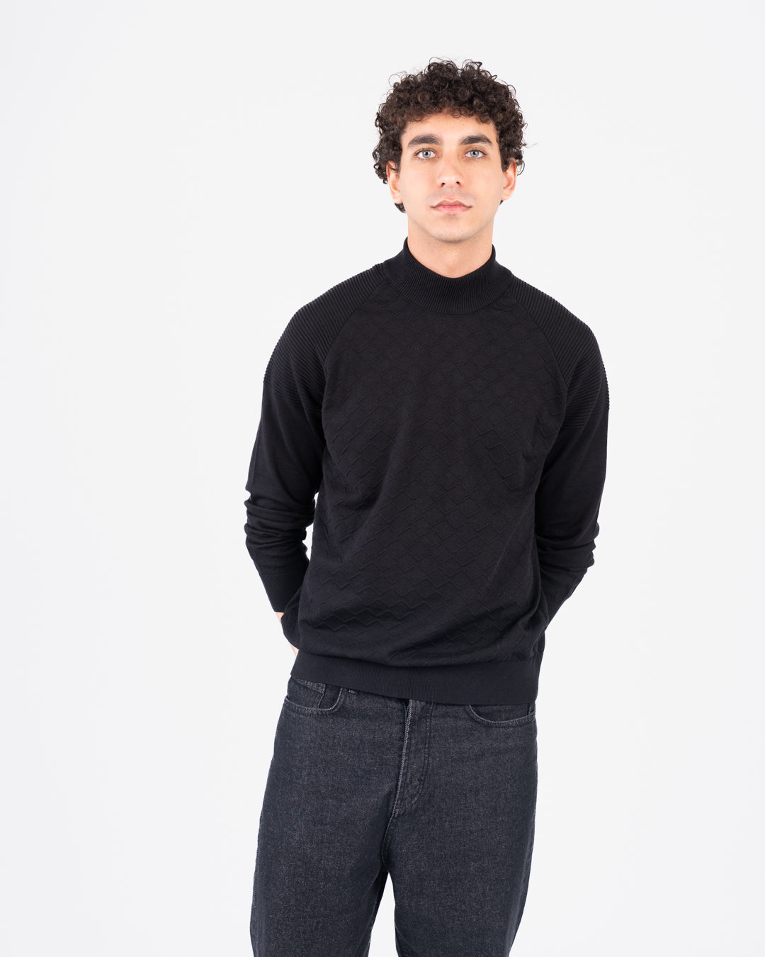 سترة جاكار نصف رجالية