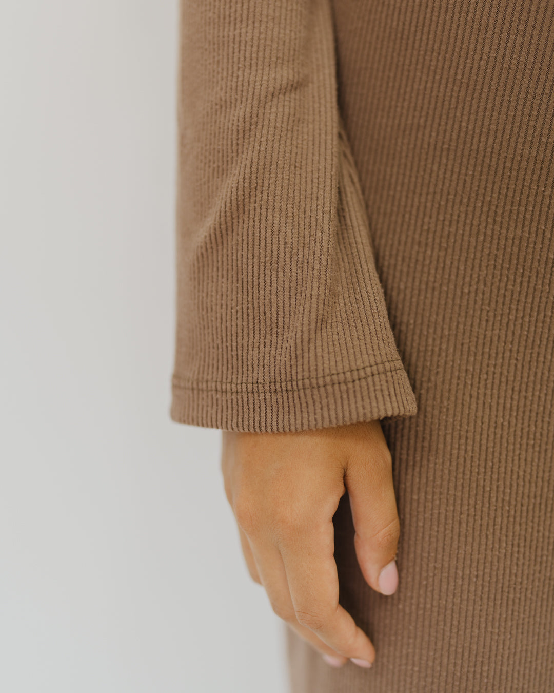 فستان سادة مضلع