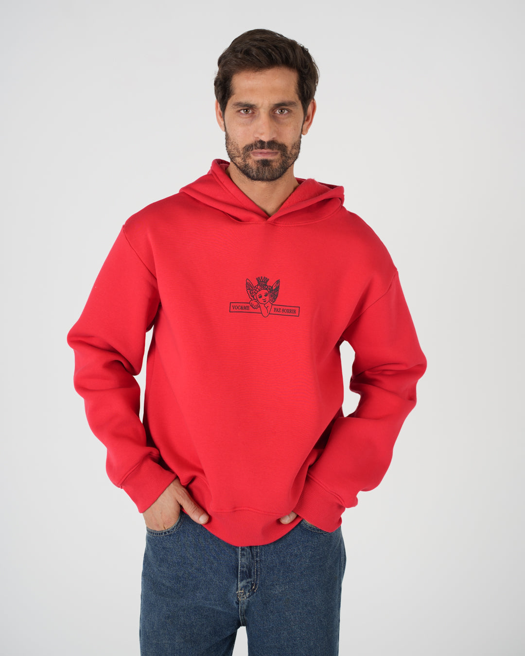 سويت شيرت رجالي بطبعتين