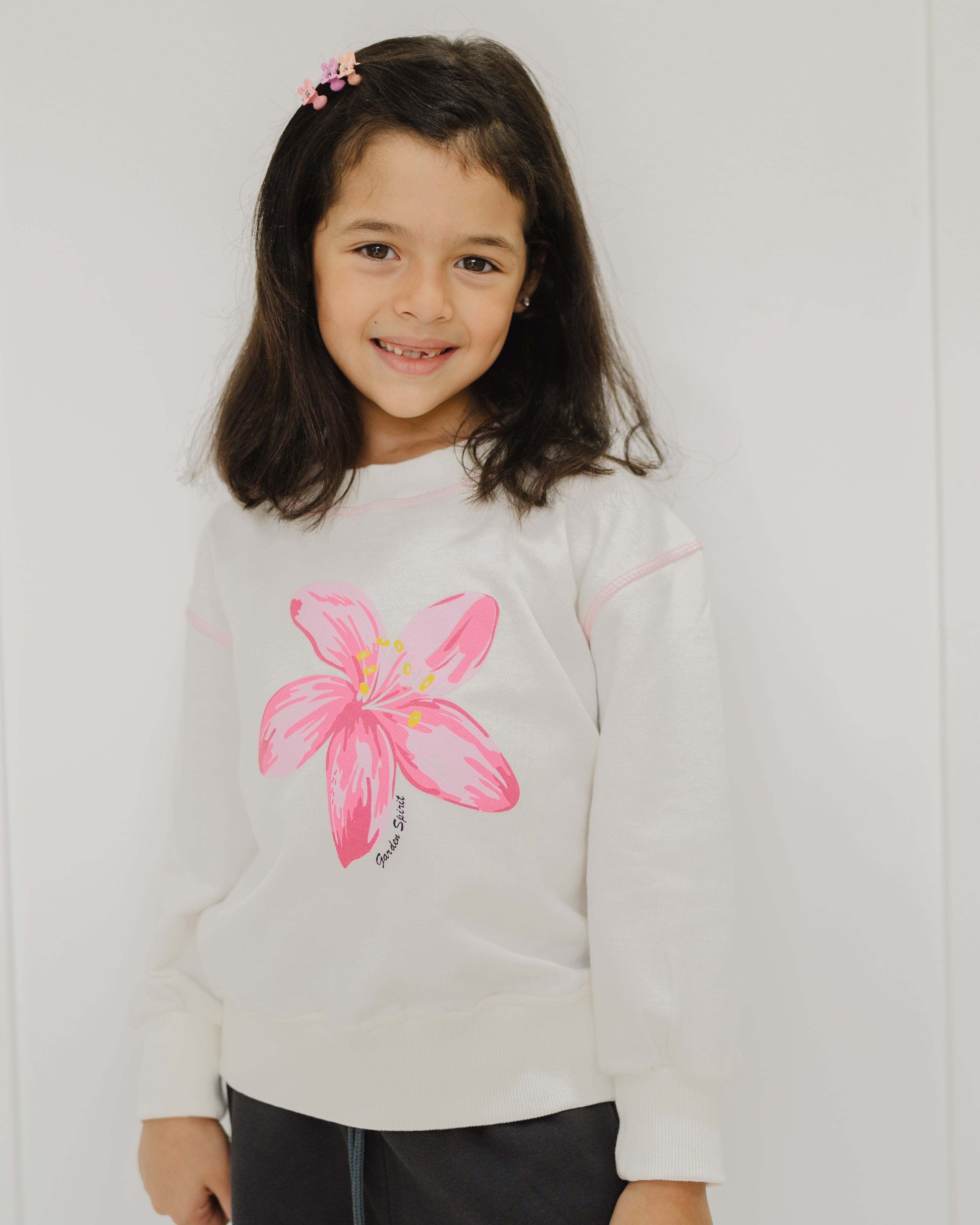 سويت شيرت مطبوع بناتي