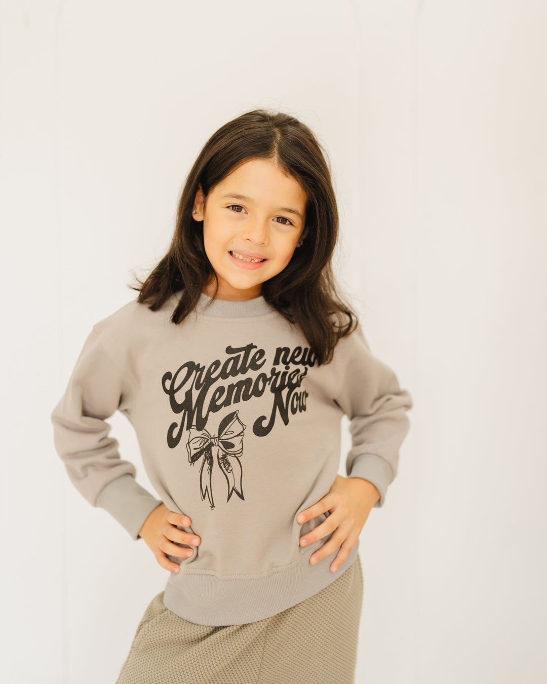 Girl Round Neck SweatShirt
