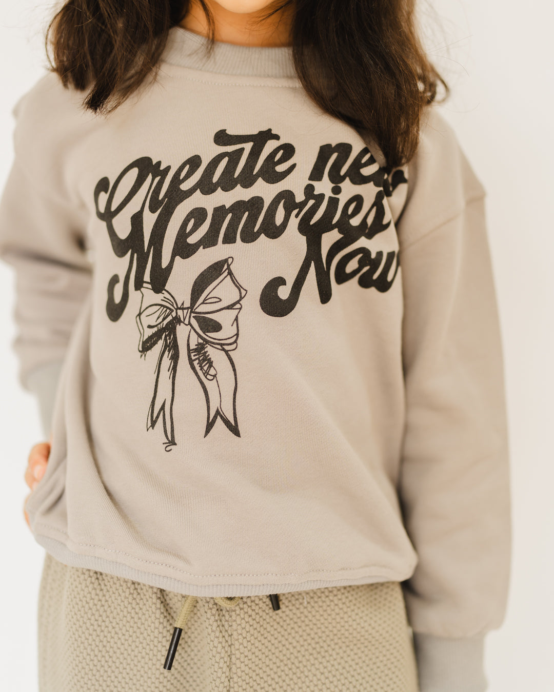 Girl Round Neck SweatShirt