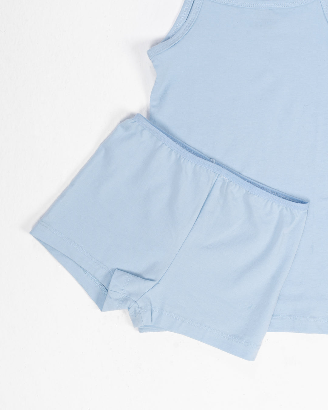 Girls Plain Basic Top 2PCS