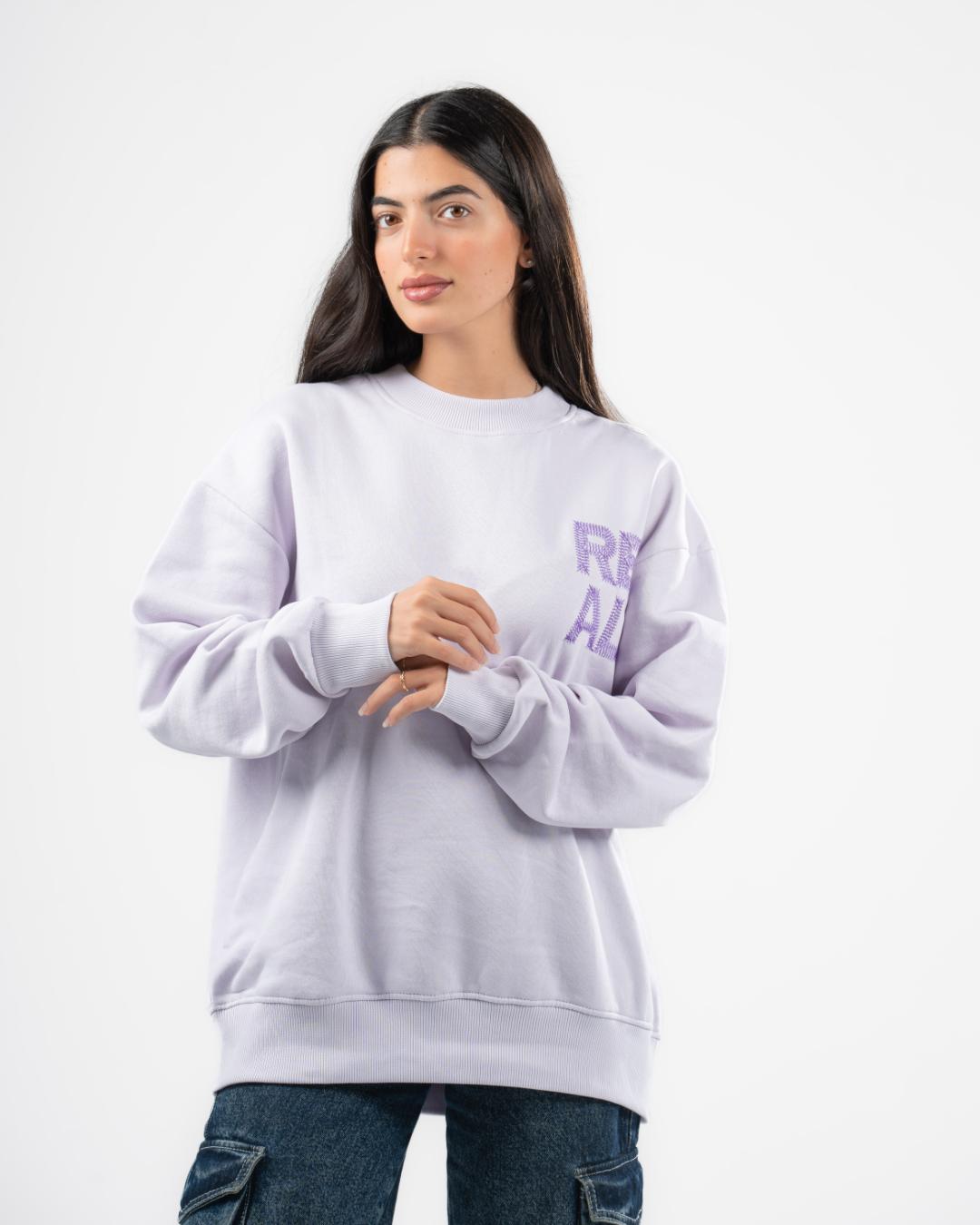 Embroidered Women Sweat Shirt