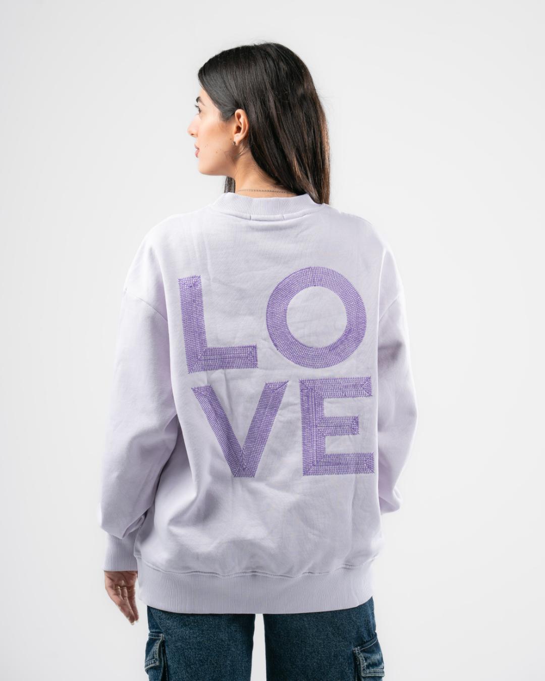 Embroidered Women Sweat Shirt