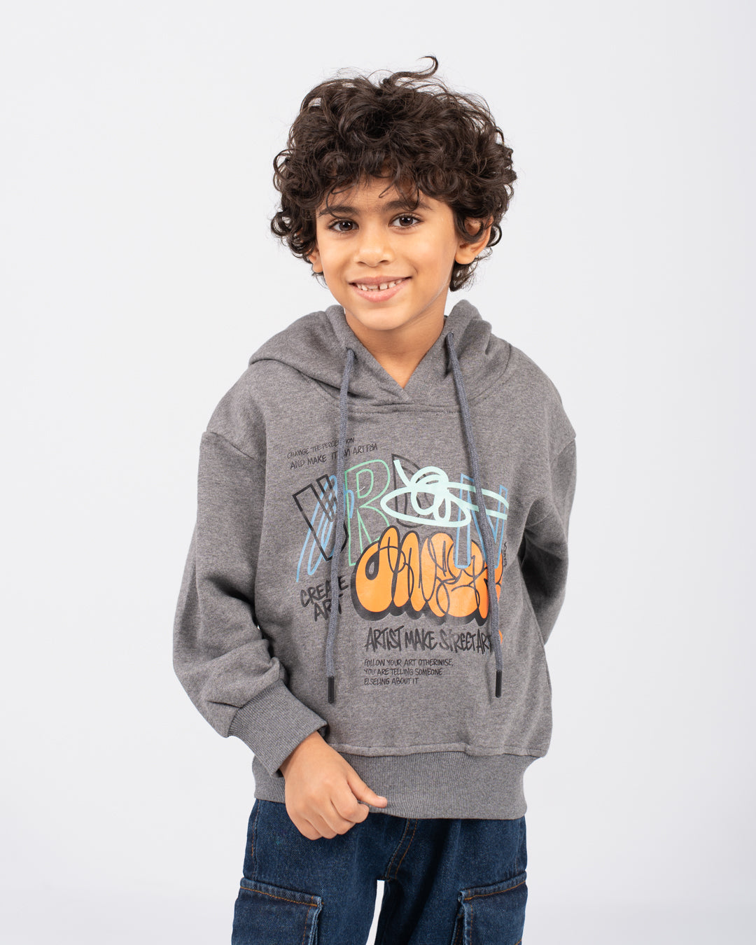 سويت شيرت للأولاد بطبعة مزدوجة