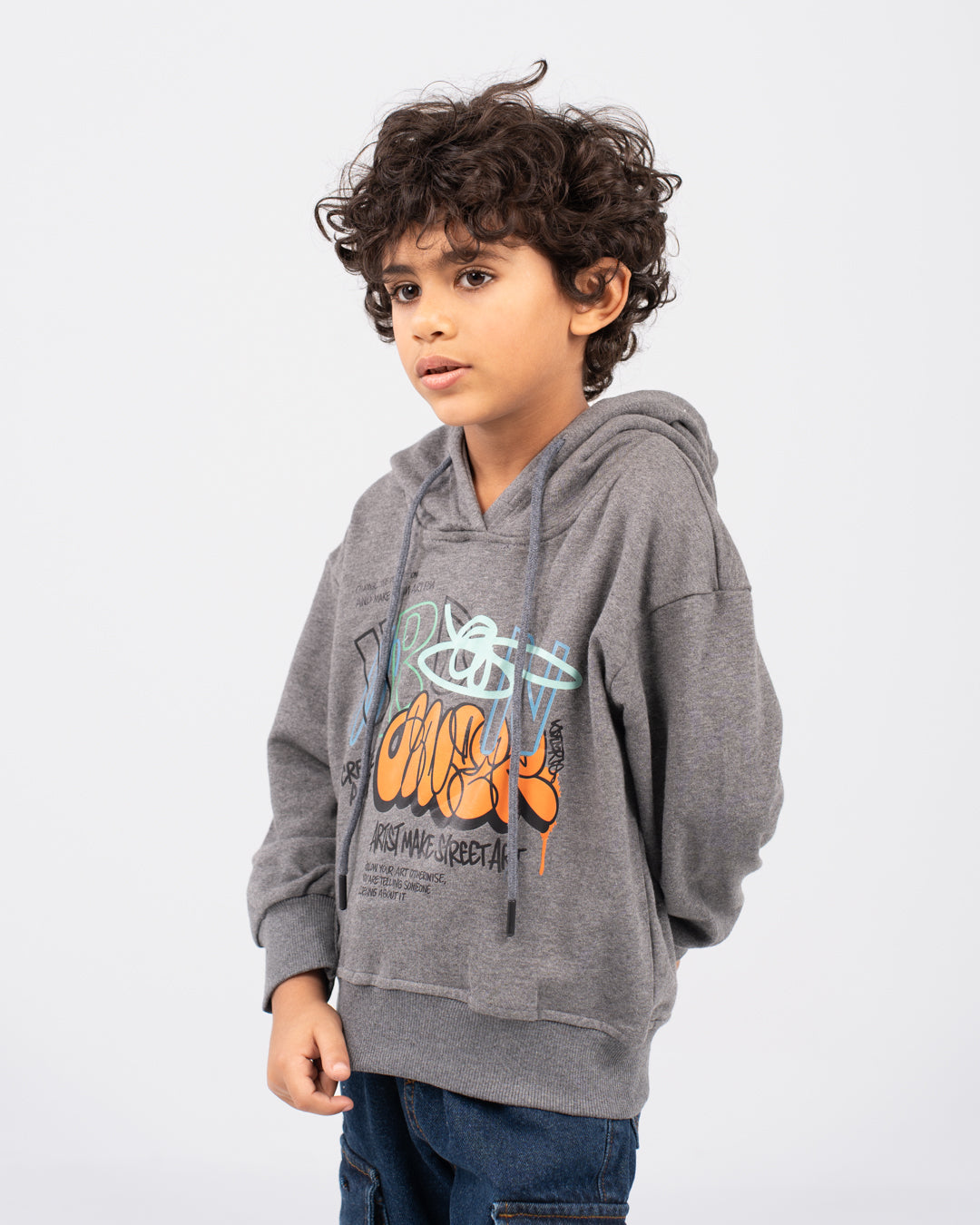 سويت شيرت للأولاد بطبعة مزدوجة