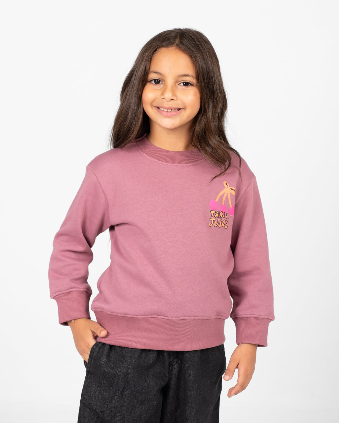 Double Print Round Neck SweatShirt