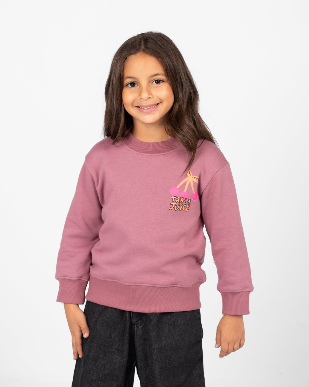 Double Print Round Neck SweatShirt