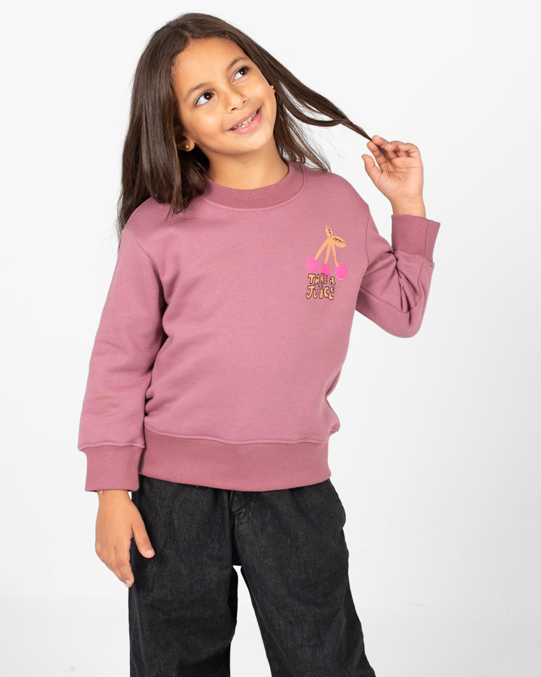 Double Print Round Neck SweatShirt