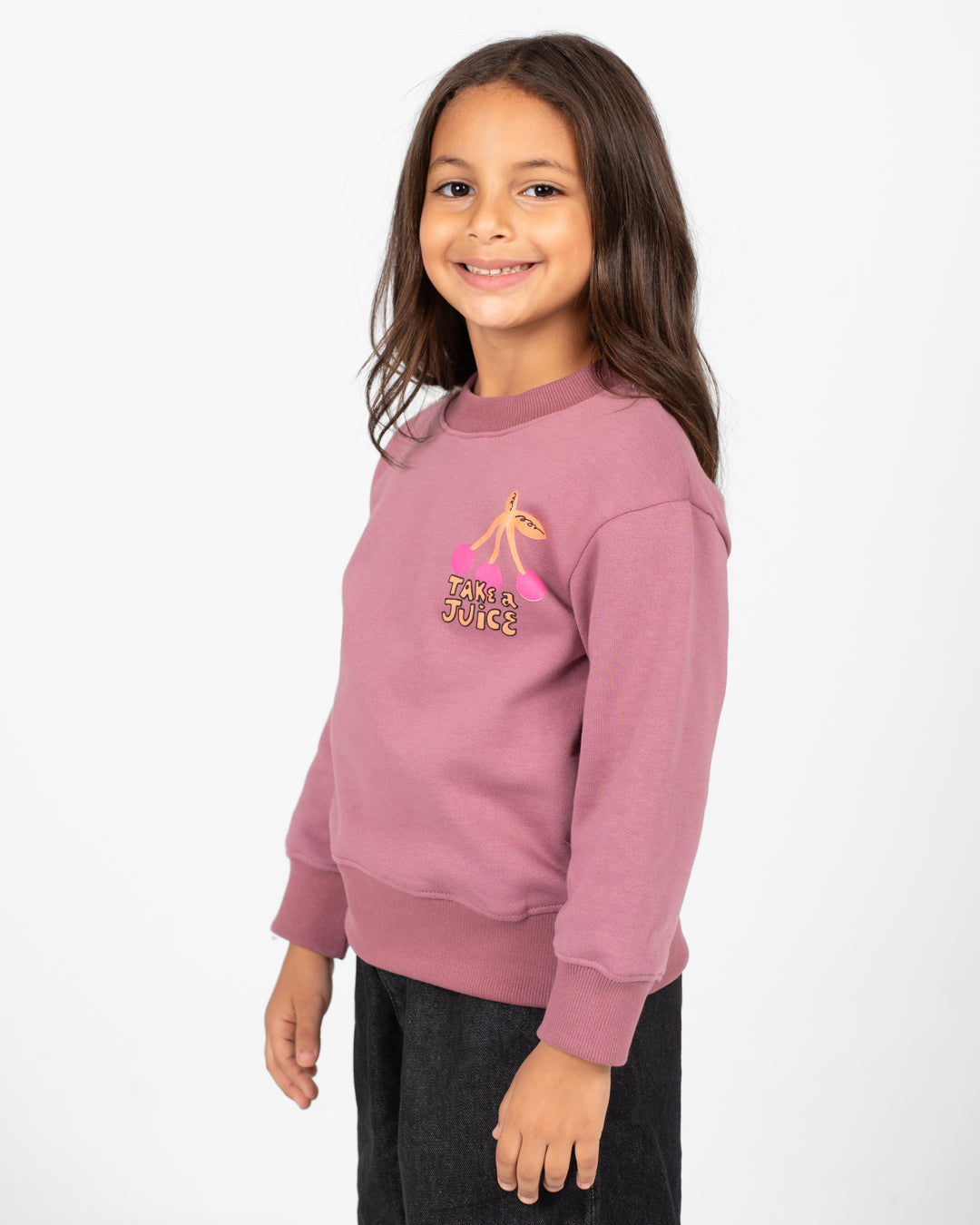 Double Print Round Neck SweatShirt