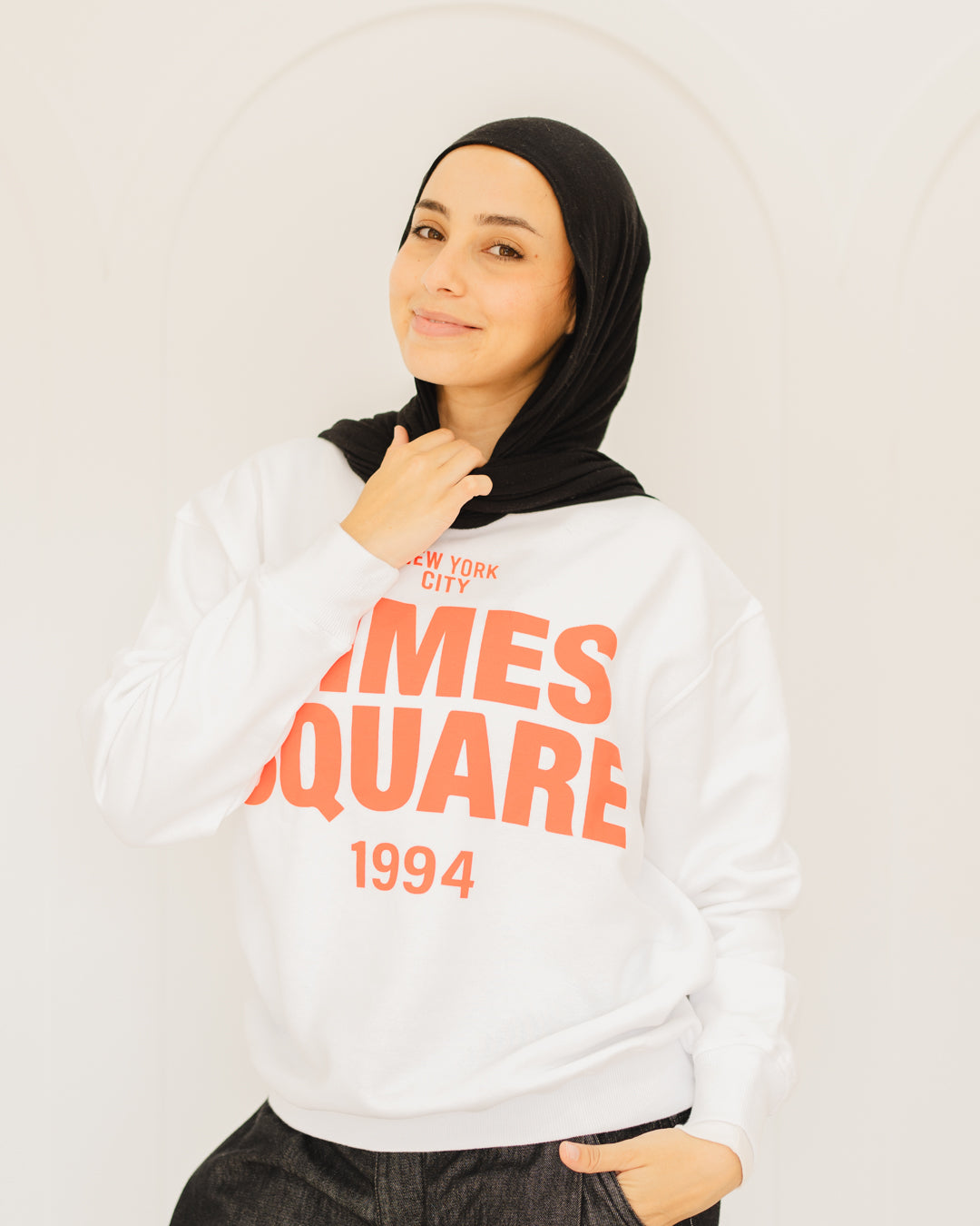 سويت شيرت نسائي مطبوع