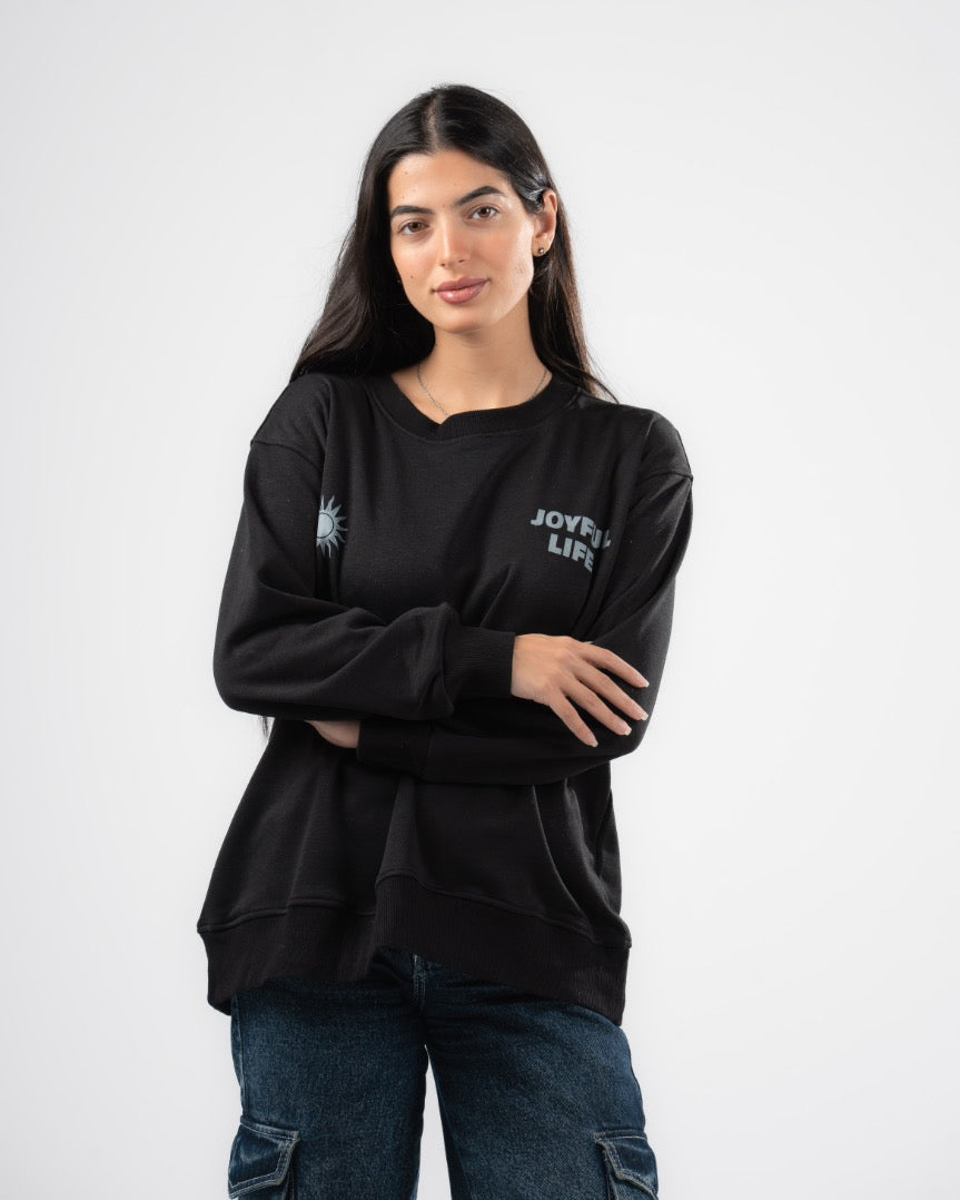 سويت شيرت بطبعة