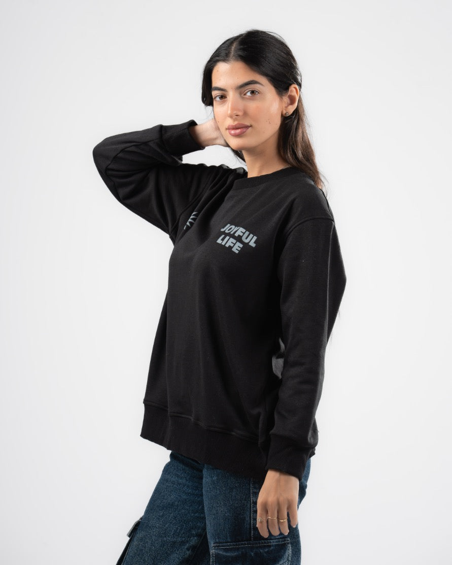 سويت شيرت بطبعة